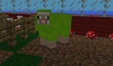 My green sheep! #minecraft | Green, Sheep, Minecraft