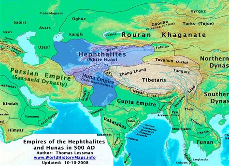 Central Asian History - World History Maps