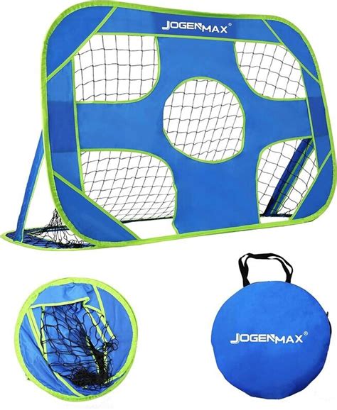 Kids Soccer Goal- 2 in 1 Portable Pop Up Soccer Goals Nets for Backyard