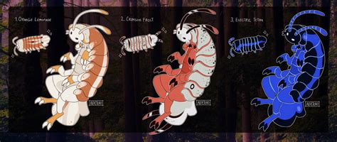 3/3 OPEN | Isopod Adopts by aloeteroart on DeviantArt