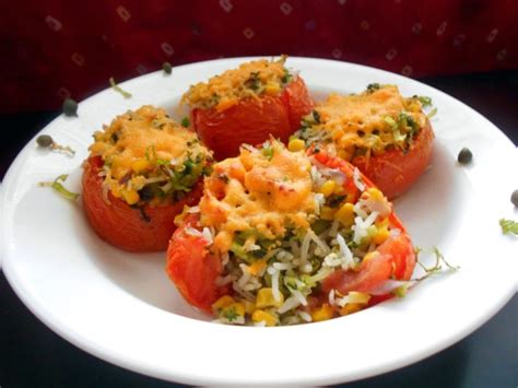 Stuffed Tomatoes - Vegetarian - HealingTomato.com