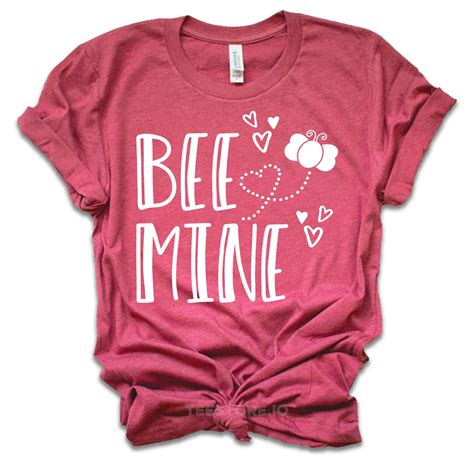 Funny Valentine Shirt - Bee Mine - Valentines Day Shirt - Valentines Day Gift - Valentines Gift ...