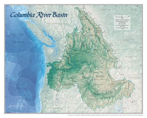 Columbia River Basin Map - Columbia River USA • mappery