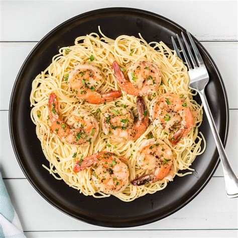 Easy Shrimp Scampi With Angel Hair Pasta Recipe | Deporecipe.co