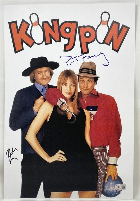 Peter & Bobby Farrelly Signed Autographed Kingpin Movie Poster 12x18 Beckett COA | Autographia