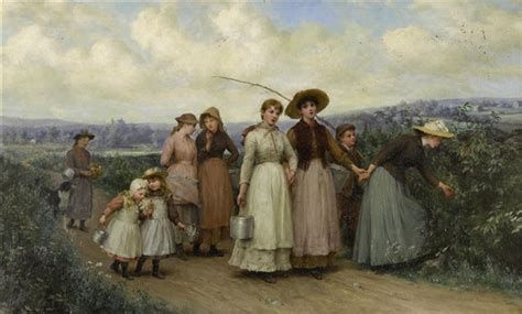 Jennie Augusta Brownscombe | The berry pickers | MutualArt