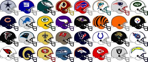 Nfl Team Helmets 2007 And 2008 by Chenglor55 on DeviantArt