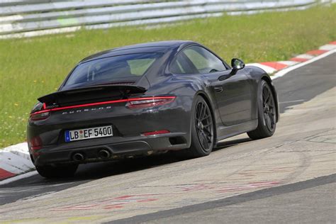 2018 Porsche 911 GTS with Turbocharging - Latest Spy Shots - GTspirit