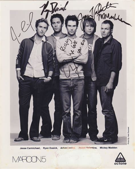 Maroon 5, Adam Levine, James Valentine, Ryan Dusick, Mickey Madden ...