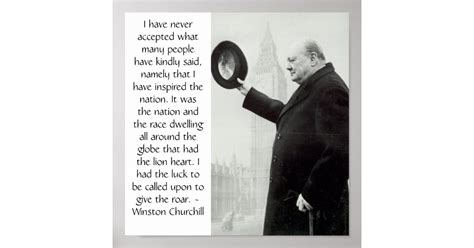 Churchill Poster | Zazzle