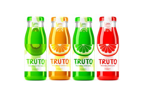 Juice bottle labels design :: Behance