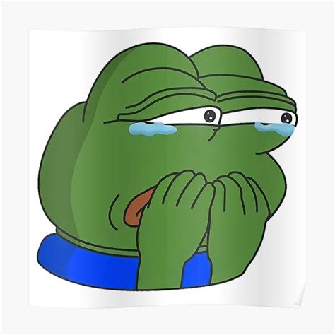 Crying Pepe Posters | Redbubble