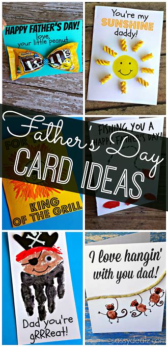 Creative Father's Day Cards for Kids to Make