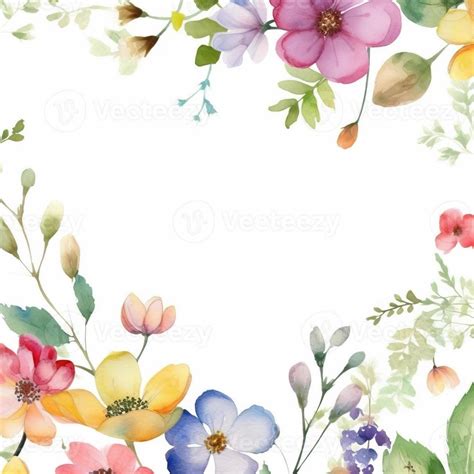 Watercolor spring flowers 22951787 Stock Photo at Vecteezy