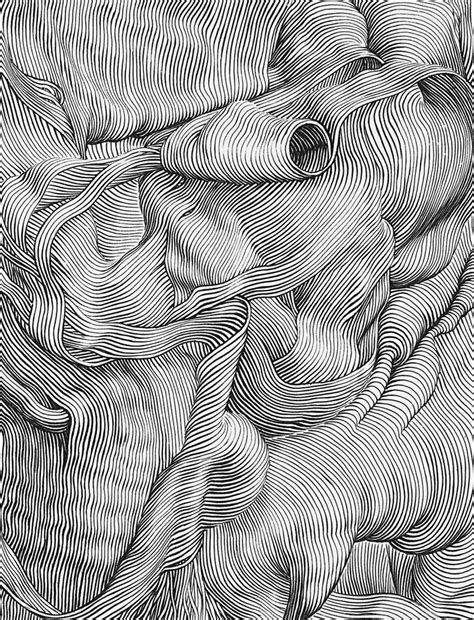 Swirls | Contour line drawing, Line art drawings, Aesthetic art