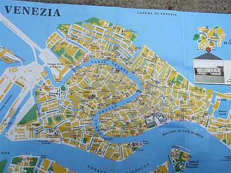 Map of Venice, Italy