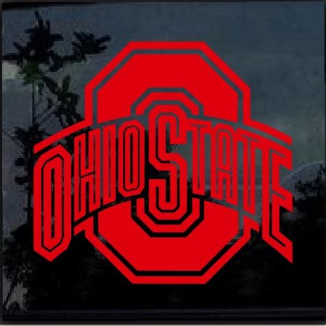 Ohio State Buckeyes Window Decal Sticker | Custom Made In the USA | Fast Shipping