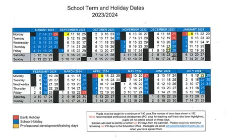 Term Dates