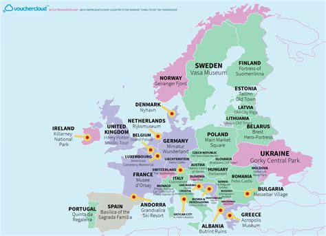 Harta turistica a lumii. Top atractii la care sa va opriti