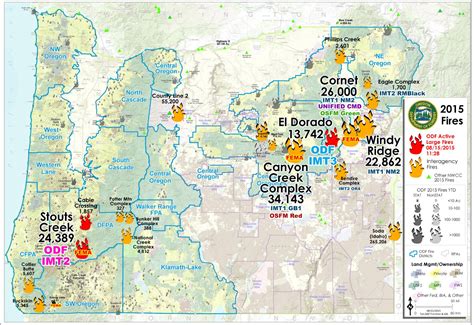 Eagle Creek Fire Map Oregon - United States Map