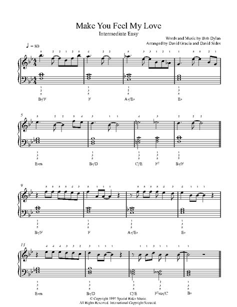 Make You Feel My Love by Adele Sheet Music & Lesson | Intermediate Level