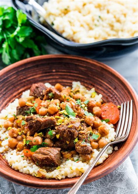 This Moroccan inspired Lamb and Chickpea Tagine is the perfect one pot ...