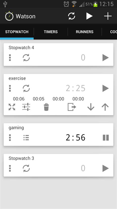 Watson - Multiple Stopwatches and Timers - App on Amazon Appstore