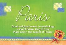 Paris Name Meaning - Paris name Origin, Name Paris, Meaning of the name ...