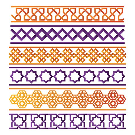 Arabic Geometric Borders Islamic Design Pattern Islamic Art Pattern ...