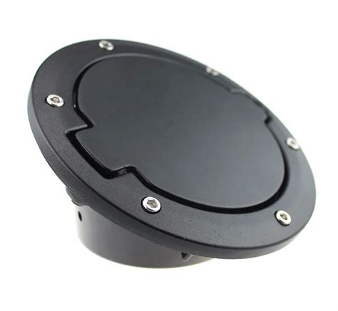 car tank cover Black Stainless Steel ABS Gas Fuel tank Cap Cover 4 Door 2 Door Fit for Jeep ...