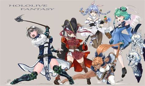 Hololive 3rd Generation Hololive Fanart Game Character Design Anime ...