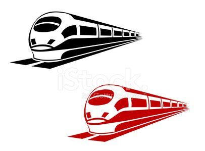 Fast Train Stock Vector | Royalty-Free | FreeImages