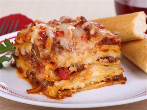 Classic Italian Lasagna With Ground Beef And Sausage Recipe | CDKitchen.com