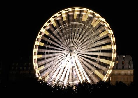 Ferris Wheel at Night stock image. Image of park, travel - 16024323