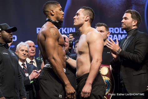 Live Stream: Joshua Vs Parker Showtime Weigh-In - Latest Boxing News Today