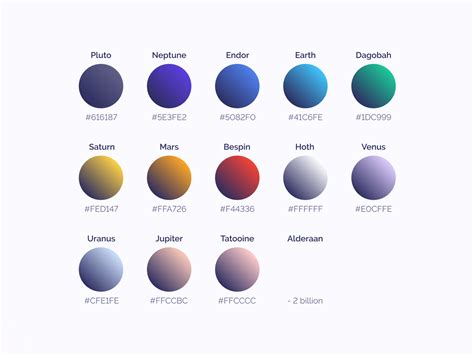 Star Wars / Color Palette by Derek Clark on Dribbble