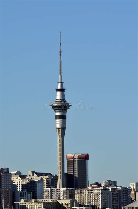 Auckland Sky Tower - New Zealand Editorial Image - Image of business ...