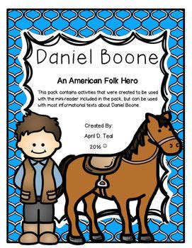 Daniel Boone for Kids! | Daniel boone, Daniel boone activities, Mini readers