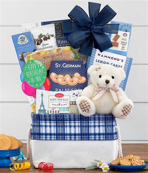 Beary Happy Birthday Basket at From You Flowers