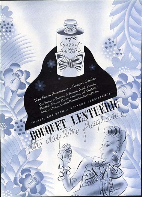 The Vintage Perfume Vault: A little Miracle & vintage Lentheric perfume advertising...