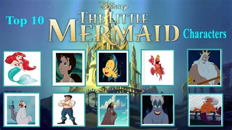 Top 10 Little Mermaid Characters by MeadisBack1992 on DeviantArt