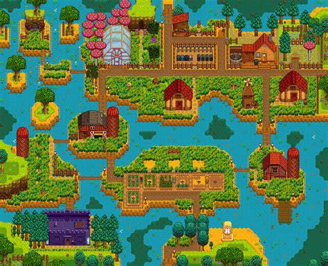 Download Sootopolis Riverlands Farm - Stardew Valley Riverland Farm Layout PNG Image with No ...