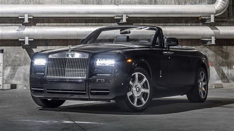 Download Car Black Car Convertible Full-size Car Rolls-Royce Phantom ...