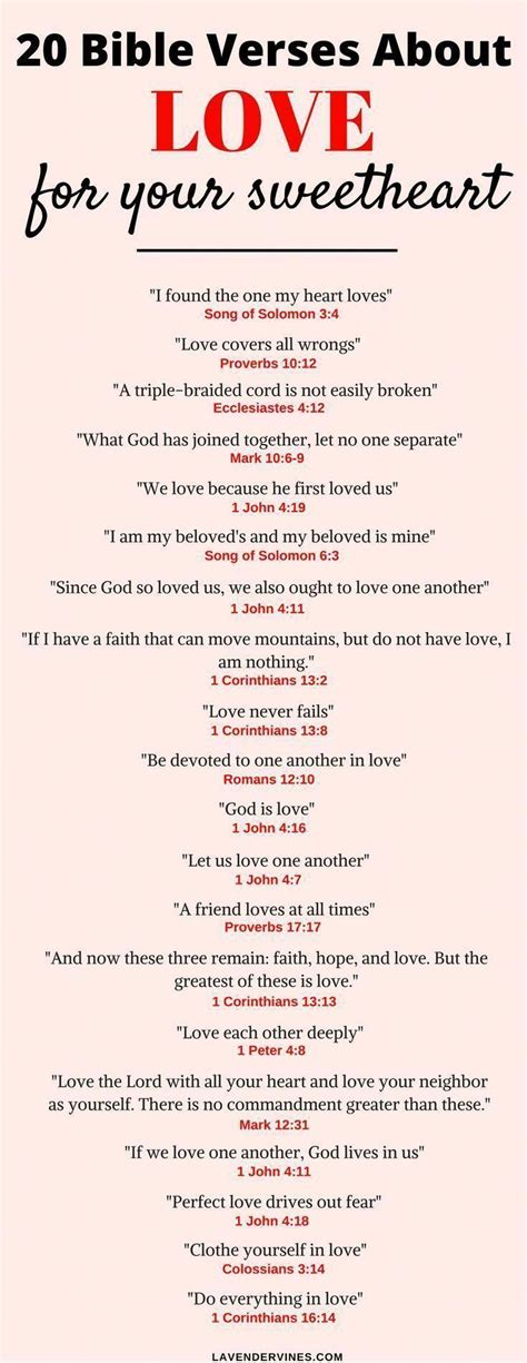 The 20 Most Popular Bible Verses About Love in 2024 | Popular bible ...