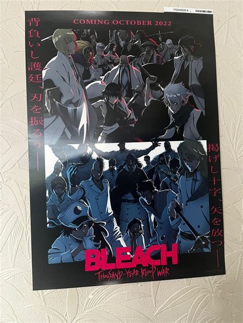 BLEACH posters arrived just in time for the anime! They look so good 😭🙌 ...