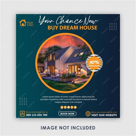 Premium Vector | Free real estate house social media post or square ...