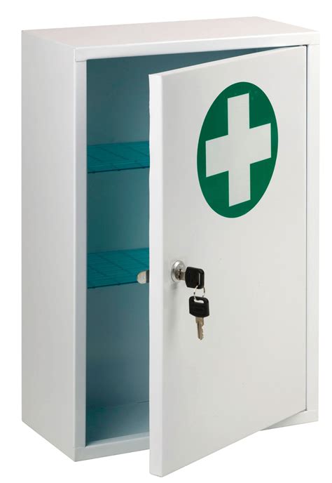 St John Ambulance Lockable First Aid Cabinet Storage Cabinets, Kitchen Cabinets, Wall Mounted ...