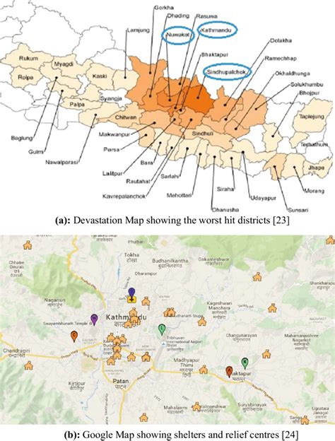 4 Relevant maps of Nepal earthquake | Download Scientific Diagram