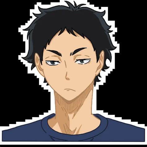 Telegram Sticker 😊 from «Haikyuu!» pack