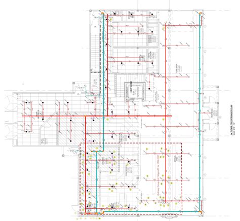 NYC Apartment Bldg Garage Level - Fire Sprinkler Design - George Pavel FP Design